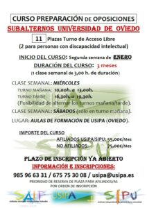 Curso Subalternos Universidad